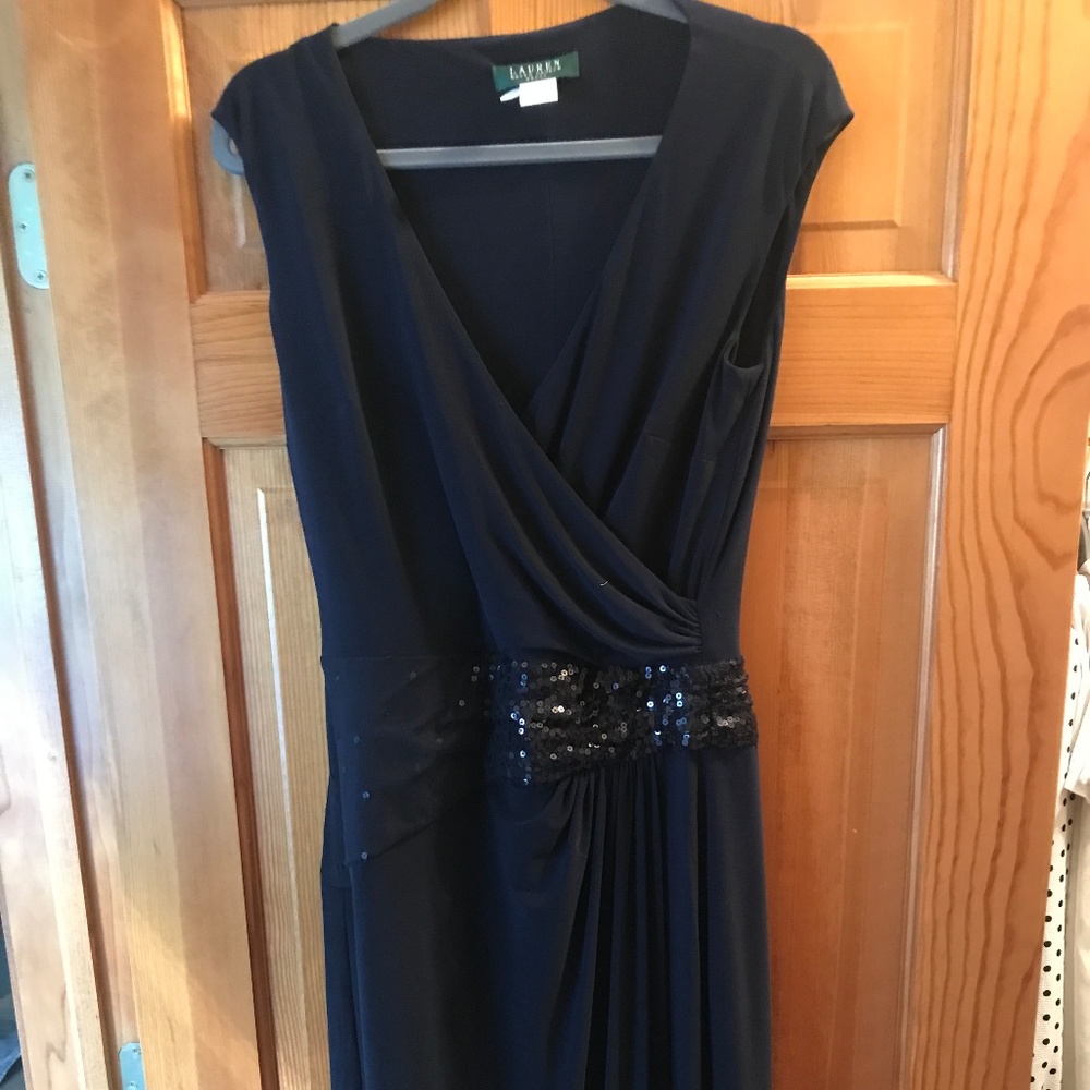 Ralph Lauren Jay Lona Dress Navy Blue